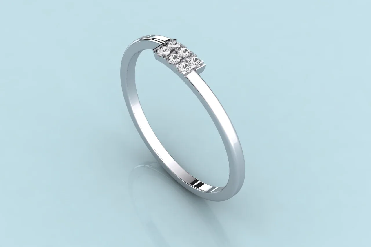 Six Stones Solitaire Diamond Ring For Ladies - Image 4