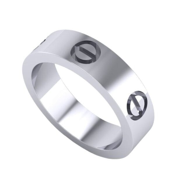 silver love band